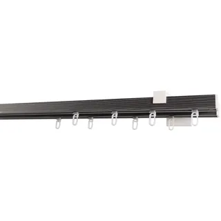 GARESA Vorhangstange Finn 2-läufig Ø 16 mm 560 cm Grau/Weiß