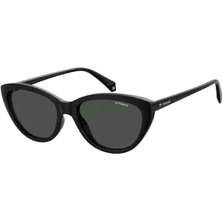 Polaroid Damen Pld 4080/S Sonnenbrille, 807/M9 Black, 55 EU - 55-18
