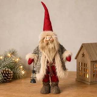 Zwerg Wichtel Groth, 58 cm Weihnachtsfigur Nisse Weihnachtsmann Skandinavisch