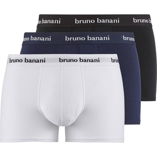 Bruno Banani, Herren, Unterhosen, Boxershort Casual Stretch, Mehrfarbig, (M, 3er Pack)