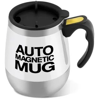 Fdit selbstrührende Kaffeetasse Elektrische selbstmischende Tasse aus rostfreiem Stahl Magnetische rührende Kaffeetasse(2#)