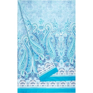 Bassetti MERGELLINA Foulard aus 100% Baumwolle in der Farbe Ocean Blue B1, Maße: 270x270 cm - 9328418