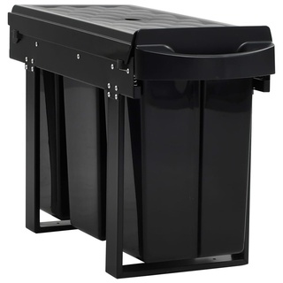 CLORIS - Garten - Abfallbehälter für Küchenschrank Ausziehbar Soft-Close 36 L, 7,15 kg