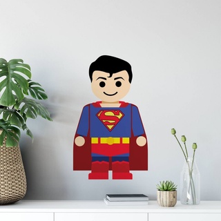 Wall-Art Wandtattoo »Spielfigur Superheld Superman«, (1 St.), 11615216-0 Bunt B/H/T: 60 cm x 100 cm x 0,1 cm