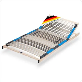Cube Sleep GmbH Pure Eco 7-Zonen Lattenrost Kopfteil verstellbar 80 x 200 cm