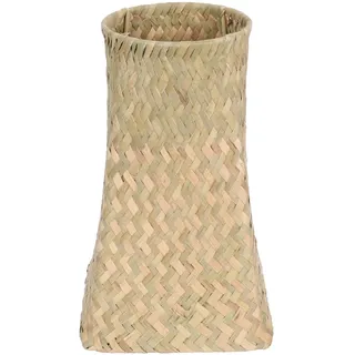Geflochtene Vase Große Weidenvase Für Die Dekoration Groß Tischdeko Im Landhausstil Europäischer Stifthalter Mülltonne Aus Rattan Jahrgangsland Blumen Europäischer Stil Stroh