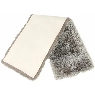Home-trends24.de Tischläufer Tischläufer Kunstfell Braun Beige Mitteldecke Tischdecke 30x120cm braun