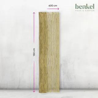 None Sichtschutzmatte 600 x 180 cm Beige Schilfrohr