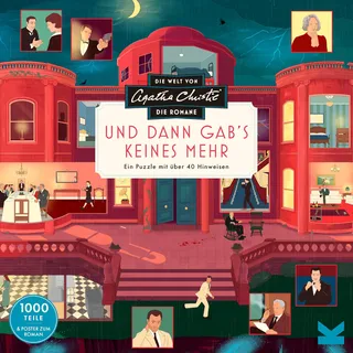 LAURENCE KING Die Welt von Agatha Christie: Und dann gab's keines mehr. EIN 1000-Teile-Puzzle, Yellow