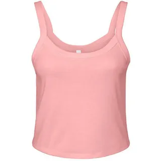 Bella + Canvas Tanktop Women ́s Micro Rib Spaghetti Strap Tank Damen Top M