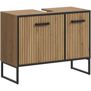 xonox.home Waschbeckenunterschrank Bagno 80 x 63 cm Braun