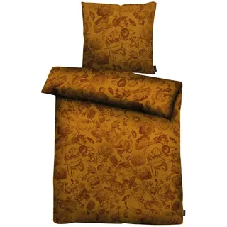 Apelt Mako-Satin Bettwäsche Lela rost 135x200 cm + 80x80 cm - orange