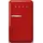 FAB10RRD5 Retro-Kühlschrank (122 l, 970 mm hoch, Rot)