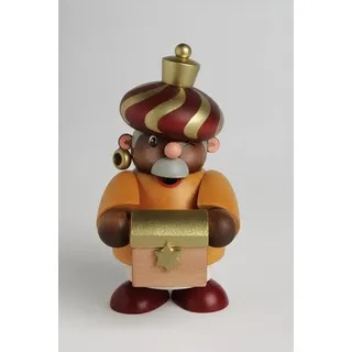 KWO Erzgebirge Räuchermännchen Balthasar mini Höhe 11 cm