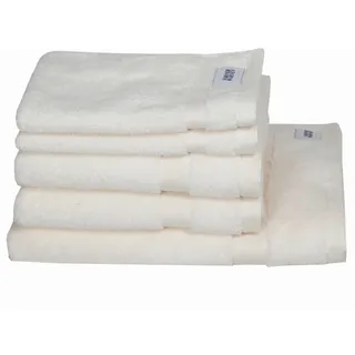 Schöner Wohnen Frottierset SW-Cuddly, Weiß, Textil, 5-teilig, Uni, Oeko-Tex® Standard 100, saugfähig, Aufhängeschlaufe, angenehm weich, hochwertige Qualität, schnelltrocknend, Badtextilien, Handtuch-Sets