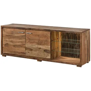 Wolf-Möbel BARK TV-Board 175x40x63 cm Beige/Massivholz