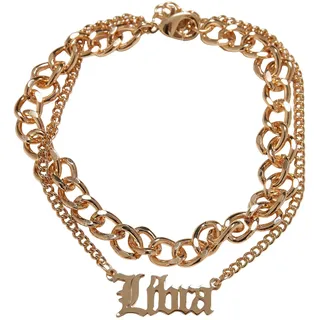 URBAN CLASSICS Zodiac Golden Anklet - Goldfarben
