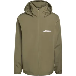 adidas Multi Essentials 2L Regenmantel Herren Olive Strata M