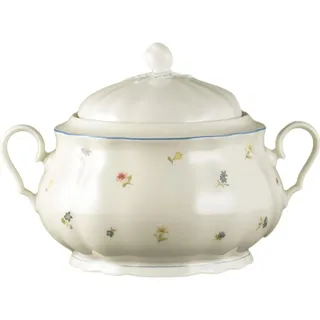 SELTMANN WEIDEN Terrine mit Deckel Elfenbein Streublume 3,05 l