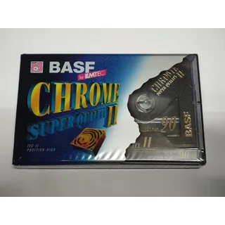 Emtec Audiokassetten 90 min CHROME SUPER QUALITY II Leerkassetten Cassetten
