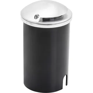 Konstsmide Bodeneinbaustrahler Aluminium Ø 8,8 cm, 250 lm, IP65, inkl. Bewegungsmelder, silber