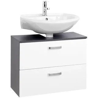 WELLTIME Waschbeckenunterschrank WELLTIME "Texas", grau, B:70cm, Holzwerkstoff, Schränke, Waschbeckenunterschrank, Breite 70 cm