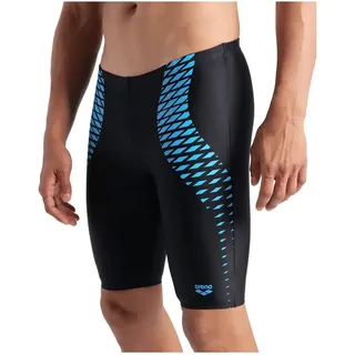 Arena Openings Swim Jammer Herren schwarz - black-turquoise M