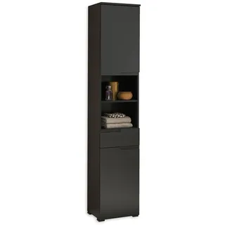 Stella Trading Spice Hochschrank 40 x 191 cm Schwarz Holz
