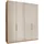 197,3 x 216 x 58 cm Beige/Braun