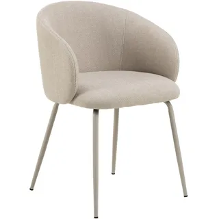 Actona 2er Set Actona Stuhl Eleanor Stoff Beige