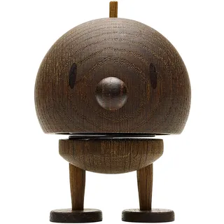 Hoptimist - Skandinavisches Design - Medium Bumble aus Holz - Höhe: 10 cm - Geräucherte Eiche - Deko - Geschenkidee