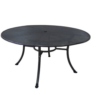 Gartentisch Metalltisch Tisch rund XXL Gartenmöbel Esstisch Metall 150 cm