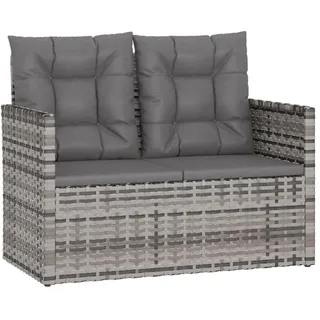 vidaXL Gartenbank 105 x 58 x 75 cm Grau