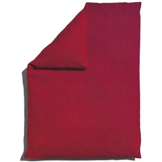 Schlafgut Woven Fade Bettwäsche Bettbezug einzeln 135x200 cm | red-deep-purple-deep - rot;lila