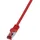 CQ2064S RJ45 Patchkabel Cat 3 00 m Rot Flammwidrig mit Rastnasenschutz 1 St