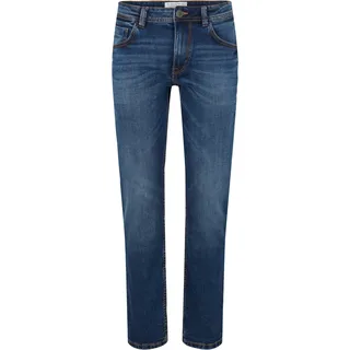 Tom Tailor Marvin Straight Jeans Used Mid Stone Blue Denim 36 32