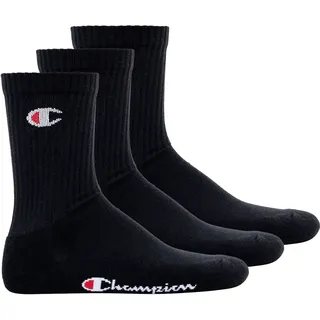 Champion Füßlinge 3 Paar Schwarz 43-46