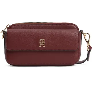 Tommy Hilfiger TH Icon Camera Bag Umhängetasche Kunstleder Brown/Pink