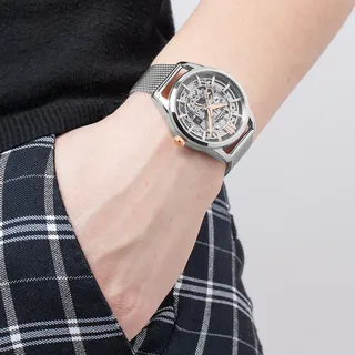 Festina Damenuhr Edelstahl silber Festina Automatik Armbanduhr UF20627/1