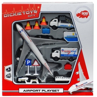 Dickie Toys Spielzeug-Flugzeug City Airport Playset 203743001