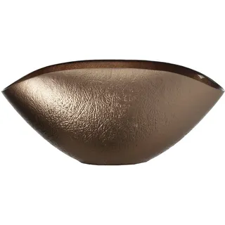 LEONARDO Schale Como 28 x 14 cm Glas Braun Bronze