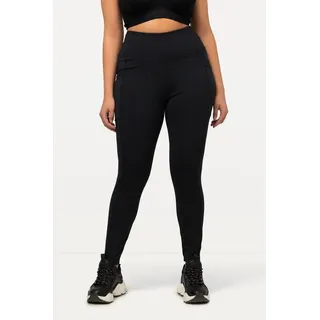 Ulla Popken Leggings Sportleggings schwarz 58/60
