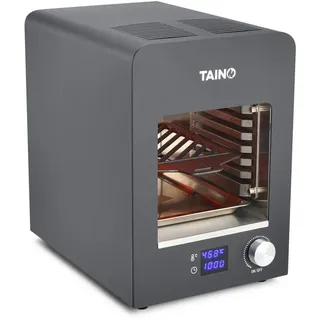 TAINO Oberhitzegrill 800 Grad Hochleistungsgrill Beef-Grill Steakgrill Schwarz