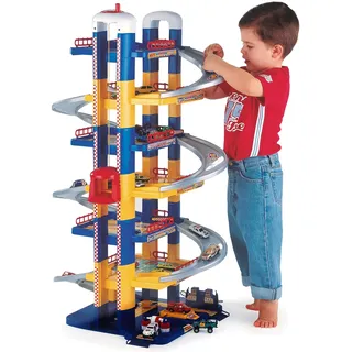 MOLTO | 7-stöckige Parkhaus mit Garage, Rampen, Waschraum, Aufzug, Dienstleistungsstation und Bohrbereich | Kinderspielzeug | Für 3 Jahre