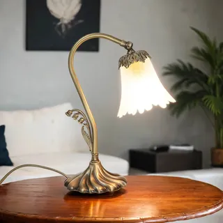 Licht-Erlebnisse Schreibtischlampe Bronze 32 cm