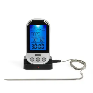 LIVOO Grillthermometer schwarz wasserdicht