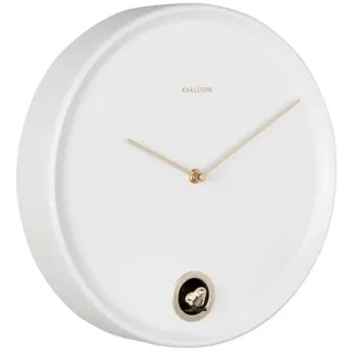 Karlsson Uhr Wanduhr Kuckucksuhr Esencia Cuckoo Weiß