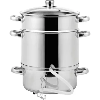muchome Dampfentsafter 8L silber