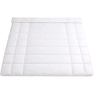Traumschlaf Alpaka Bettdecke Kapok medium, Füllung: 97% Alpakawolle, 3% sonstige Fasern 155x220 cm - weiß