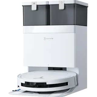 ECOVACS Nass-Trocken-Saugroboter "DEEBOT T50 OMNI Gen3", weiß, B:35,2cm H:8,1cm T:35,1cm, Saugroboter, 25.000 Pa, OMNI Station, Ultraschlankes 81-mm-Design